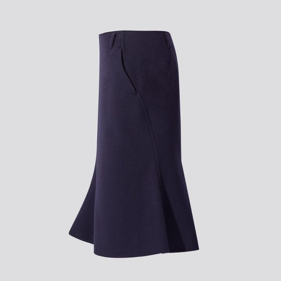 Jil Sander x Uniqlo - Sophisticated Double Face Flare Skirt - Size O - BNWT - Picture 9 of 15